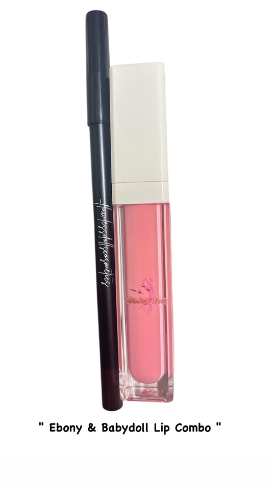 Ebony Pencil & Babydoll Lip Combo